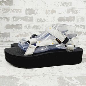 New Teva Gloriosa White Universal Flatforms X488